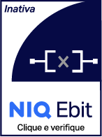 Selo NIQ Ebit — loja avaliada pelos consumidores